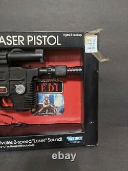 Vintage Star Wars Laser Pistol Han Solo Blaster Kenner 1983 Complete WORKS