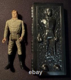 Vintage Star Wars Last 17 Han Solo In Carbonite LFL 1984 Kenner Figure Clean Pnt