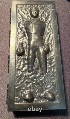 Vintage Star Wars Last 17 Han Solo In Carbonite LFL 1984 Kenner Figure Clean Pnt