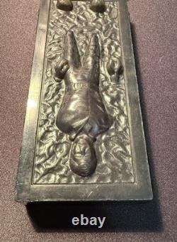 Vintage Star Wars Last 17 Han Solo In Carbonite LFL 1984 Kenner Figure Clean Pnt