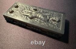 Vintage Star Wars Last 17 Han Solo In Carbonite LFL 1984 Kenner Figure Clean Pnt