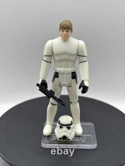 Vintage Star Wars Last 17 Luke Skywalker Stormtrooper Original Helmet & Blaster