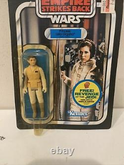 Vintage Star Wars Leia Hoth Outfit 48 BACK MOC Kenner Empire Strikes Back