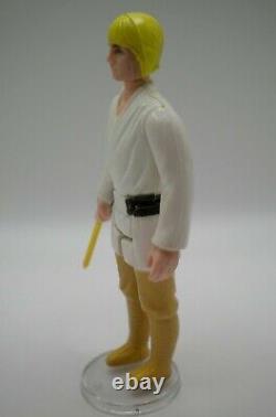 Vintage Star Wars Luke Farmboy Blonde Hair HK 1977 Original saber High Grade