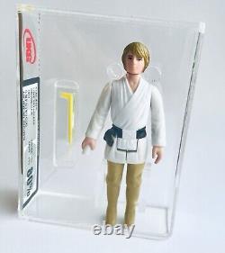 Vintage Star Wars. Luke Farmboy Brown Hair. Fresh Grade UKG 80%, 85% Paint