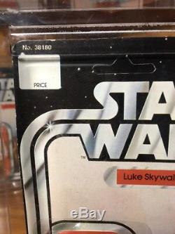 Vintage Star Wars Luke Skywalker 12 Back A Unpunched 100% Factory Sealed Kenner