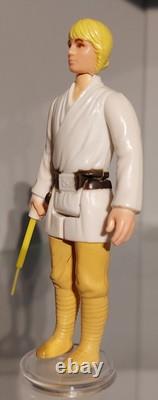 Vintage Star Wars Luke Skywalker Farmboy G. M. F. G. I 1977 Hong-Kong Genuine Saber