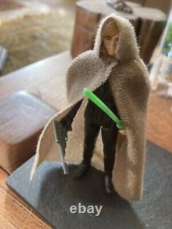 Vintage Star Wars Luke Skywalker Jedi Knight Green Light saber sabre and blaster
