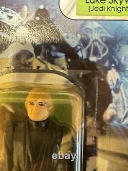 Vintage Star Wars Luke Skywalker Jedi Knight ROTJ Sealed MOC Unpunched 1983