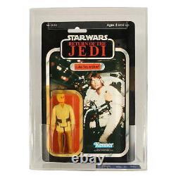 Vintage Star Wars Luke Skywalker REDJ 77 Back-A AFA / UKG 75