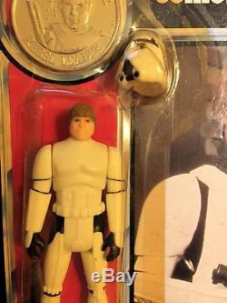 Vintage Star Wars Luke Skywalker Stormtrooper outfit POTF last 17 AFA ready