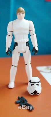 Vintage Star Wars Luke Stormtrooper Disguise POTF 1984 Kenner Figure complete