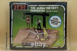 Vintage Star Wars MISB Jabba Dungeon Playset UKG Graded Green Box Last 17