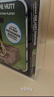 Vintage Star Wars MISB Jabba Dungeon Playset UKG Graded Green Box Last 17