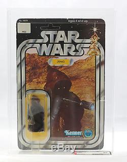 Vintage Star Wars MOC CLEAR 20 Back A AFA 80 Jawa 80/80/80 UP Kenner