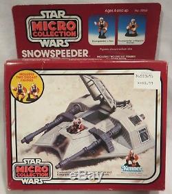 Vintage Star Wars Micro Collection Snowspeeder, Instructions, Box, 1982 RARE