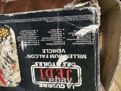 Vintage Star Wars Millenium Falcon Palitoy ROTJ With Original Box