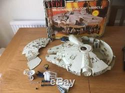 Vintage Star Wars Millennium Falcon Rotj Complete And With Original Box