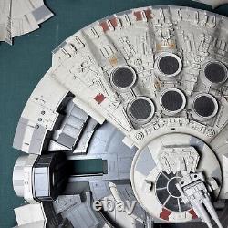 Vintage Star Wars Millennium Falcon and X Wing Fighter Toys