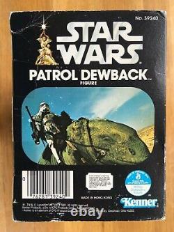 Vintage Star Wars Original Kenner 1983 Patrol Dewback Collector series box only