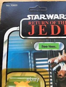 Vintage Star Wars Original Kenner 1983 Return Of The Jedi Ree Yees MOC