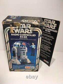 Vintage Star Wars Original Kenner Palitoy 1978 Radio Control R2-D2 with box