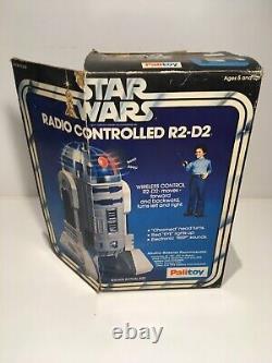 Vintage Star Wars Original Kenner Palitoy 1978 Radio Control R2-D2 with box