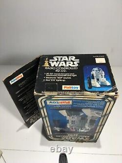 Vintage Star Wars Original Kenner Palitoy 1978 Radio Control R2-D2 with box