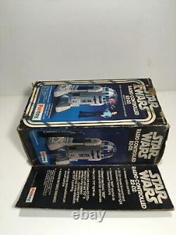 Vintage Star Wars Original Kenner Palitoy 1978 Radio Control R2-D2 with box