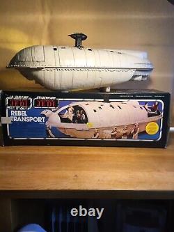 Vintage Star Wars Original Kenner Palitoy 1983 Rebel Transport ship with box