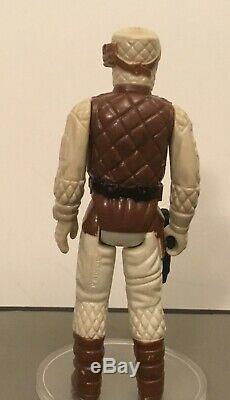 Vintage Star Wars PBP Dark Brown Rebel Soldier 1980 Rare Variant No Coo WOW