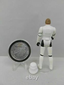 Vintage Star Wars POTF 1984 Luke Stormtrooper /Coin N Mint Complete Kenner