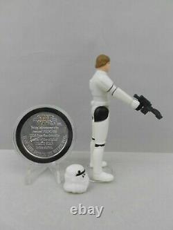 Vintage Star Wars POTF 1984 Luke Stormtrooper /Coin N Mint Complete Kenner