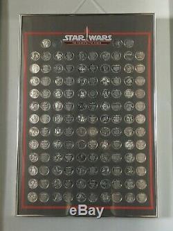 Vintage Star Wars POTF coin, Kenner Executive Frame set