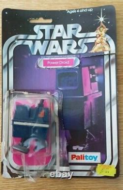 Vintage Star Wars POWER DROID PALITOY 20 BACK CARDED