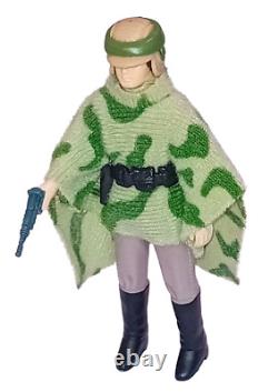 Vintage Star Wars PRINCESS LEIA ORGANA (Combat Poncho) Figure 1984 Kenner ROTJ