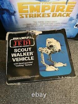 Vintage Star Wars Palitoy At-St Scout Walker 1982 Original Box and Instructions
