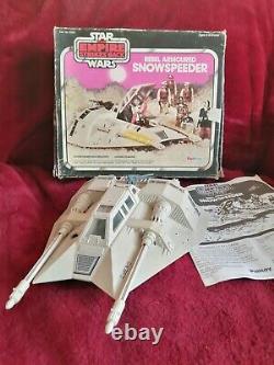 Vintage Star Wars Palitoy Snowspeeder 1980 Empire Boxed Instructions See Details