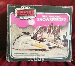 Vintage Star Wars Palitoy Snowspeeder 1980 Empire Boxed Instructions See Details