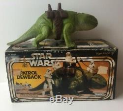 Vintage Star Wars Patrol Dewback Boxed 1979 Kenner Original Issue