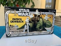 Vintage Star Wars Patrol Dewback Boxed With Insert Mint C9 1979