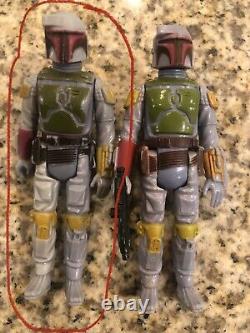 Vintage Star Wars Pbp/poch Boba Fett 1985 -multicolor Limbs & Lightblue Pack