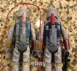 Vintage Star Wars Pbp/poch Boba Fett 1985 -multicolor Limbs & Lightblue Pack