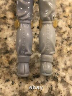 Vintage Star Wars Pbp/poch Boba Fett 1985 -multicolor Limbs & Lightblue Pack