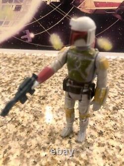 Vintage Star Wars Pbp/poch Boba Fett 1985 -multicolor Limbs & Lightblue Pack