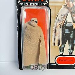 Vintage Star Wars Prune Face Figure Tri-logo Card Carded MOC Palitoy 1984