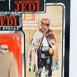 Vintage Star Wars Prune Face Figure Tri-logo Card Carded MOC Palitoy 1984