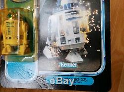 Vintage Star Wars R2-D2 Pop-up Lightsaber POTF Last 17 Kenner 1984 MOC