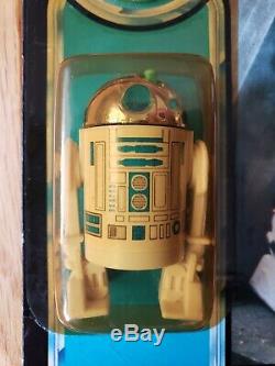 Vintage Star Wars R2-D2 Pop-up Lightsaber POTF Last 17 Kenner 1984 MOC