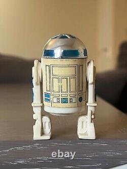 Vintage Star Wars R2-d2 Solid Dome With Working Click Action Figure 1977